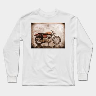 'Enjoy the Ride' Classic Motorcycle Long Sleeve T-Shirt